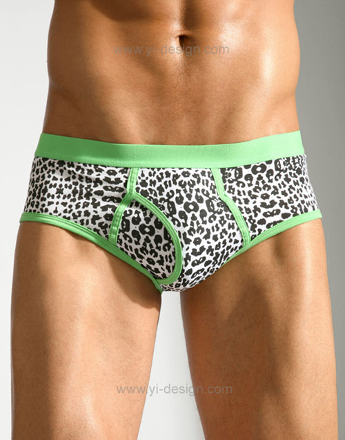 New Style Opening by All Over Print Men's Underwear Brief