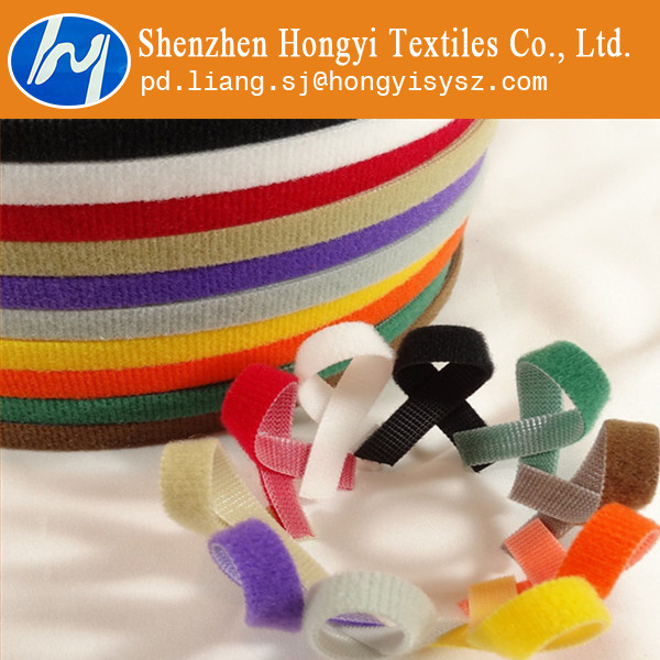 Multicolor Fastener Hook & Loop Cable Wire Tie Roll