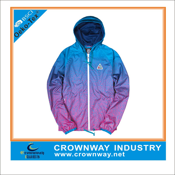 Wholesale Custom Windbreaker Jacket with Colorful Printing