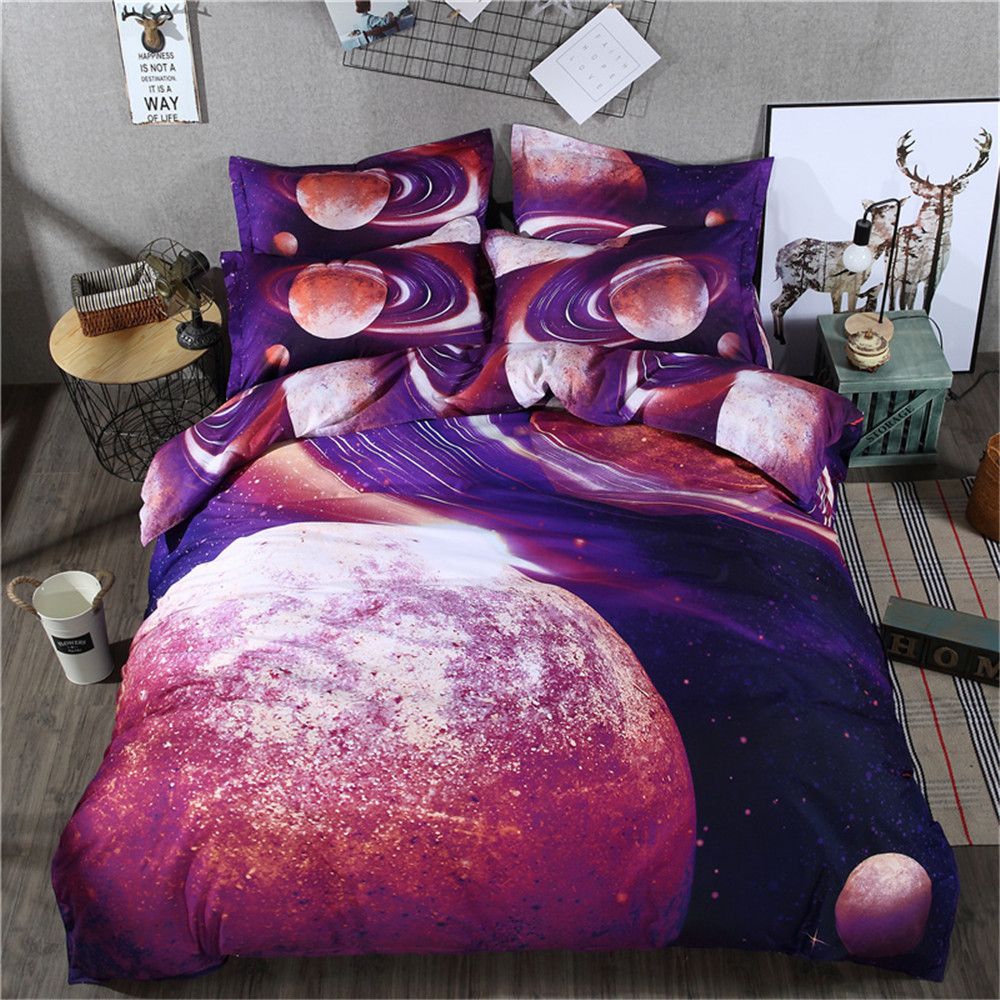Cheap Printed Microifber Bed Linen 3D Bedding Set