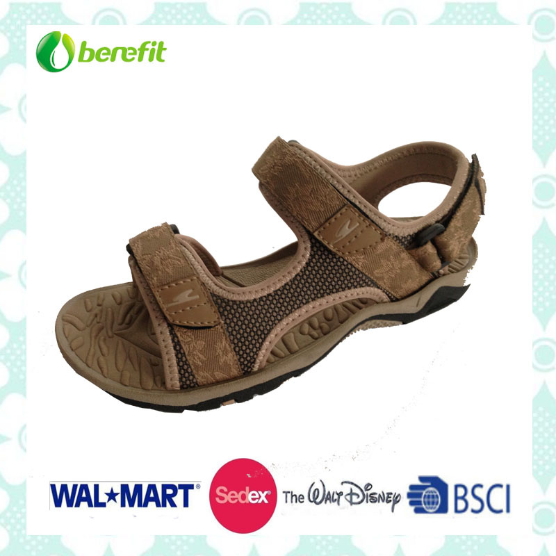 PU and Nubuck Upper and TPR Sole, Men's Sandals