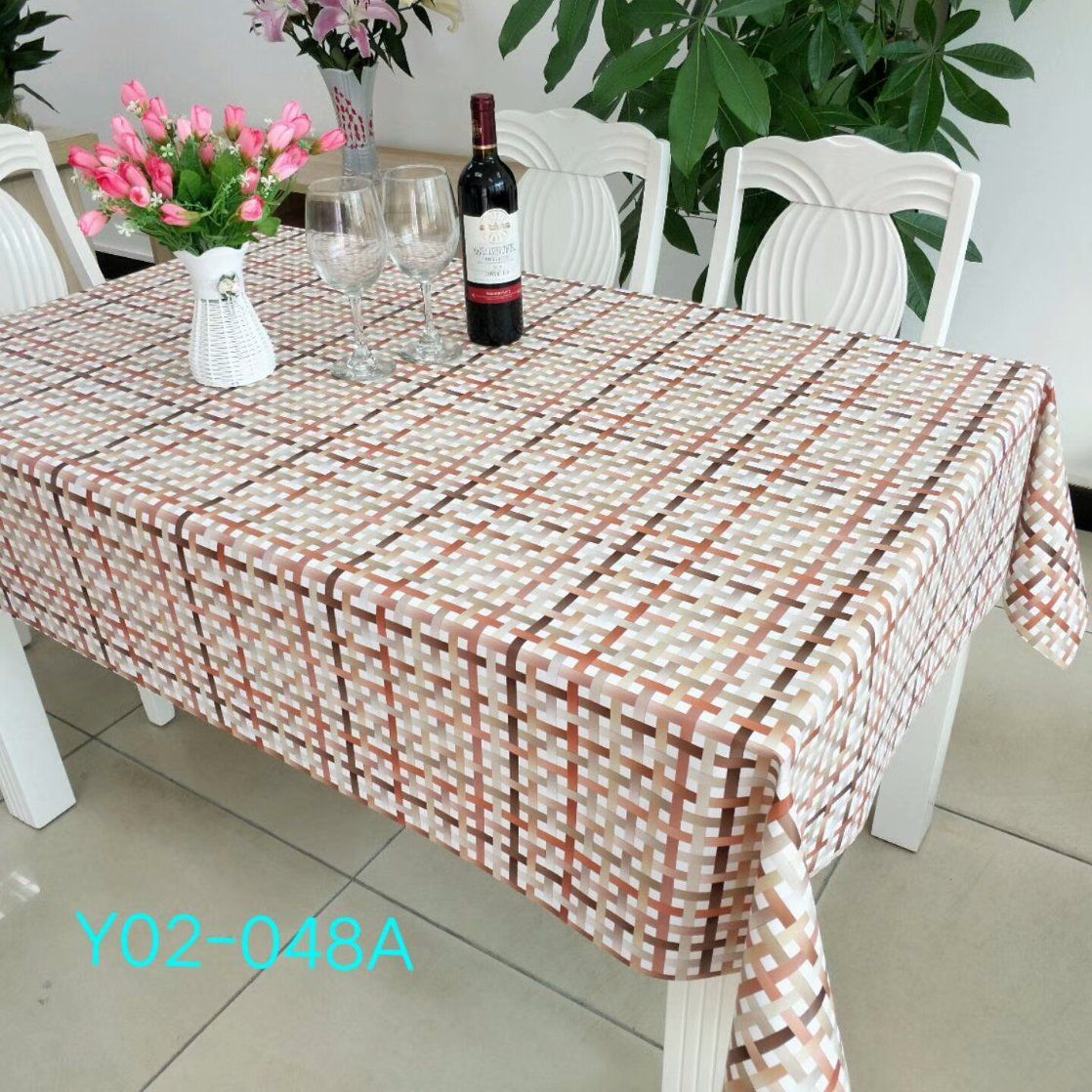 Non Woven Backing PVC Table Cloth