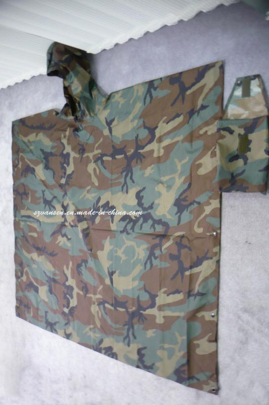 Army Camouflage Waterproof Breathable Rainwear