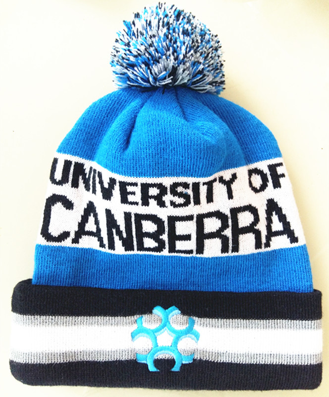100% Acrylic Heathered Roll up Knitted Beanie Hats (S-1061)