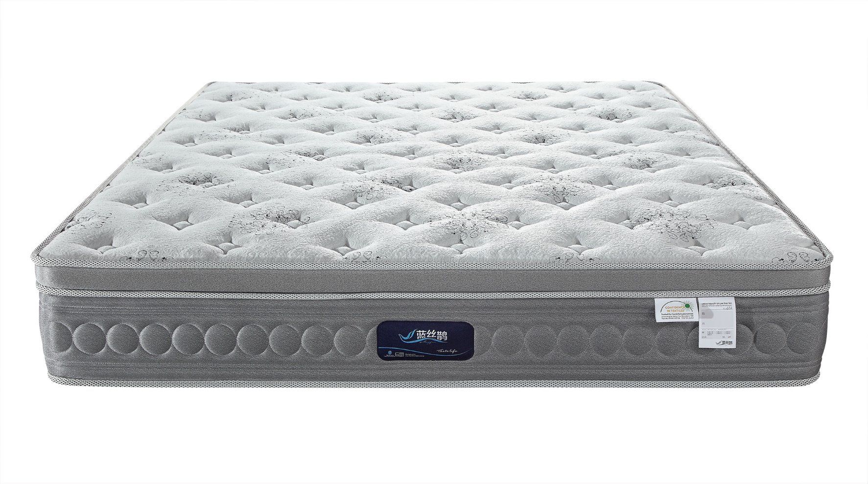 Latex Mattress with Inner Pocket Spring Euro Top Factory