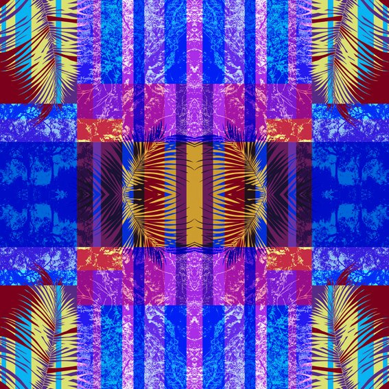 Custom Digital Printing 100% Silk Scarves (F13-0036)