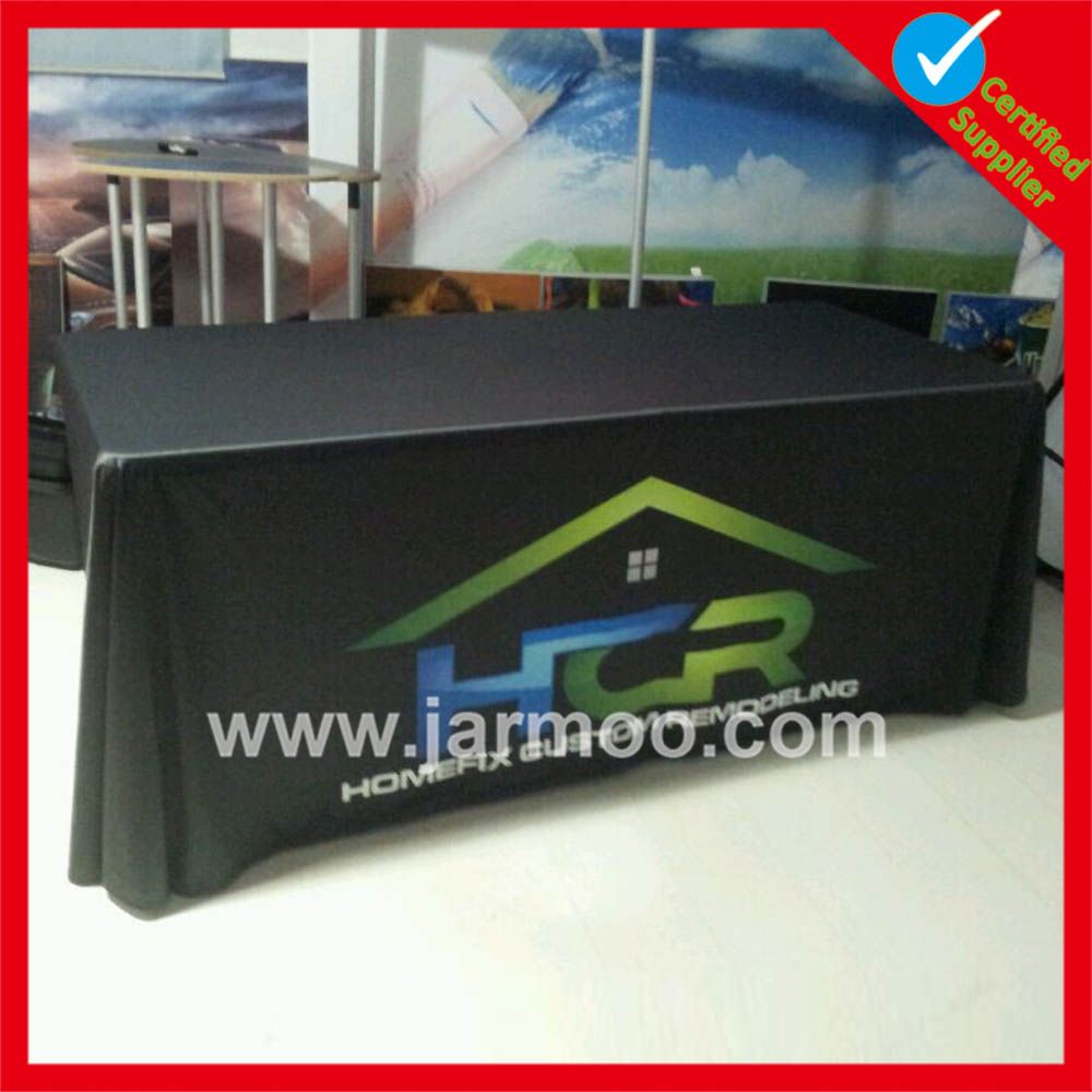 6FT or 8FT Custom Polyester Table Cloth Banner