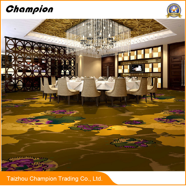 Modern Design Customized Axminster Carpet for Commercial, Full-Piece Woven Carpet