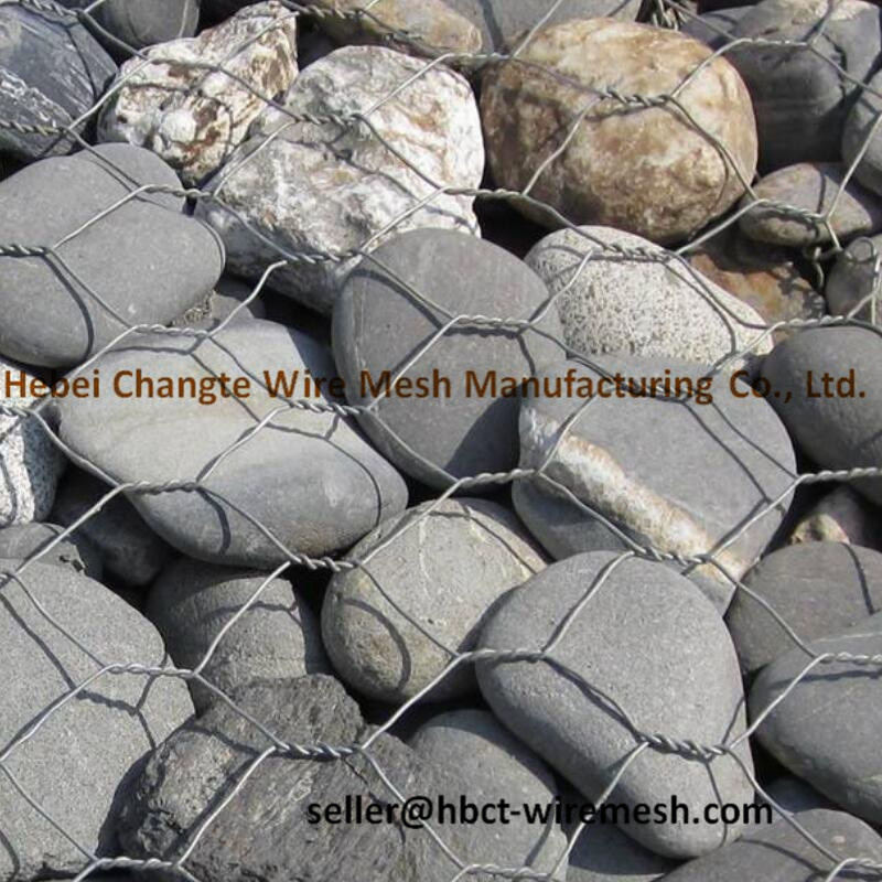 PVC Coated Gabion Box / Galvanized Gabion Mattress