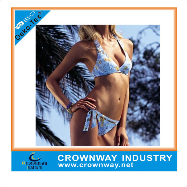 Ladies Full Print Sexy Bikini with Removable Padding