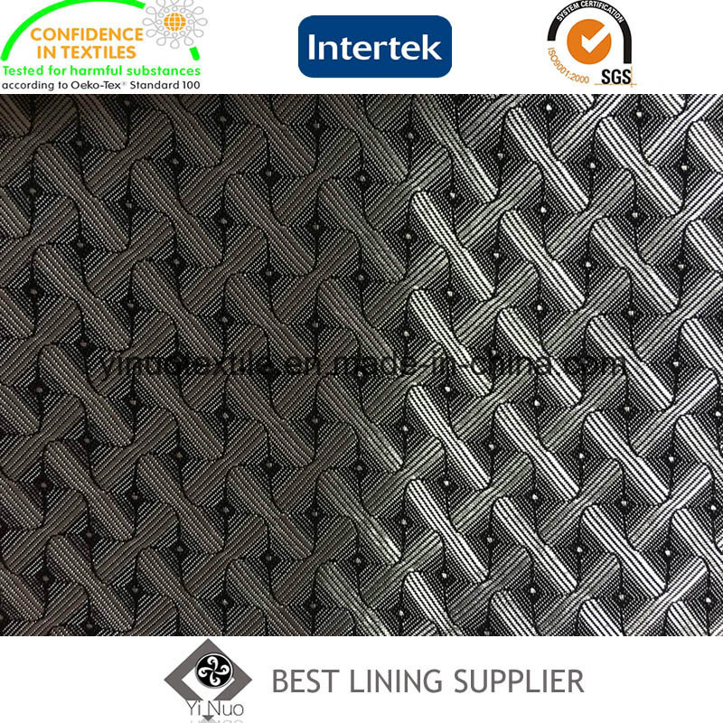 Factory Supply Shiny Jacquard Lining for Men's Suit