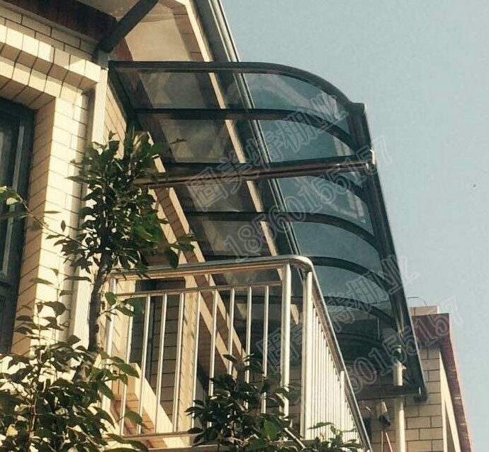 Aluminum-Alloyaterpr&PC Awning Canopy Rainshed Sunshed Rainshelter