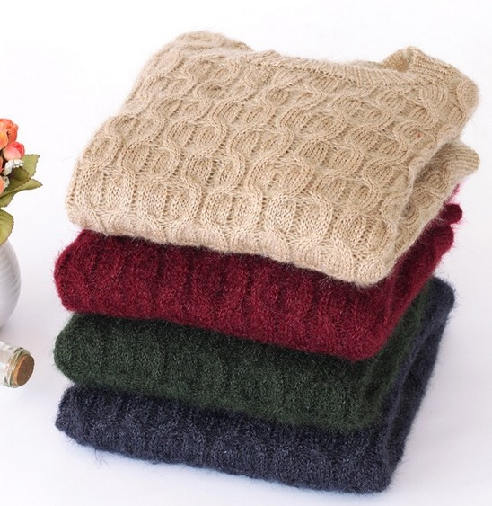 Solid Grounding Retro Hemp Flowers Sweater (BTX898)