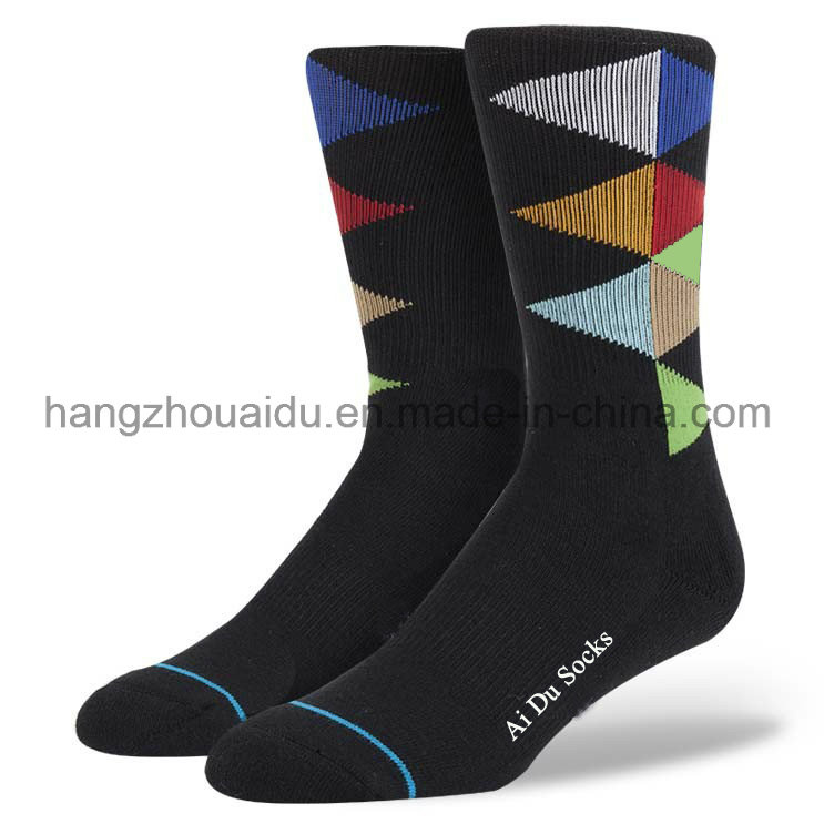 Creates a Unique Three-Dimensional Fashion Men Sock