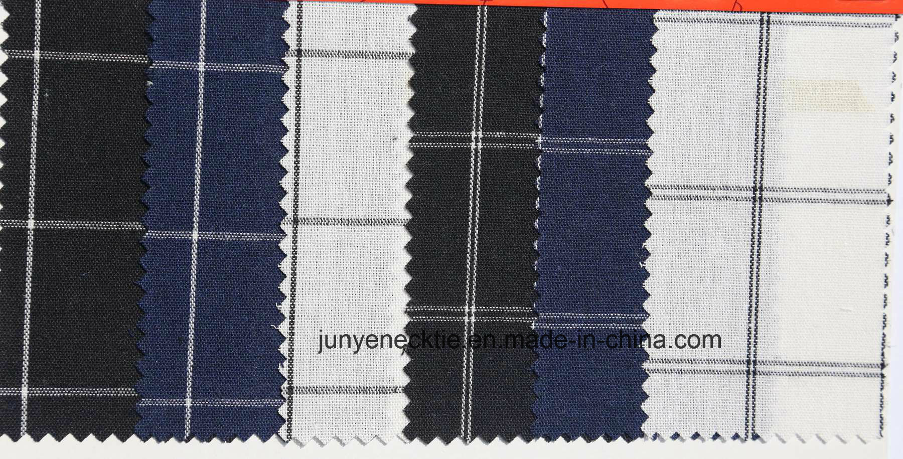 Linen Woven Checked Casual Style Fabric Tie