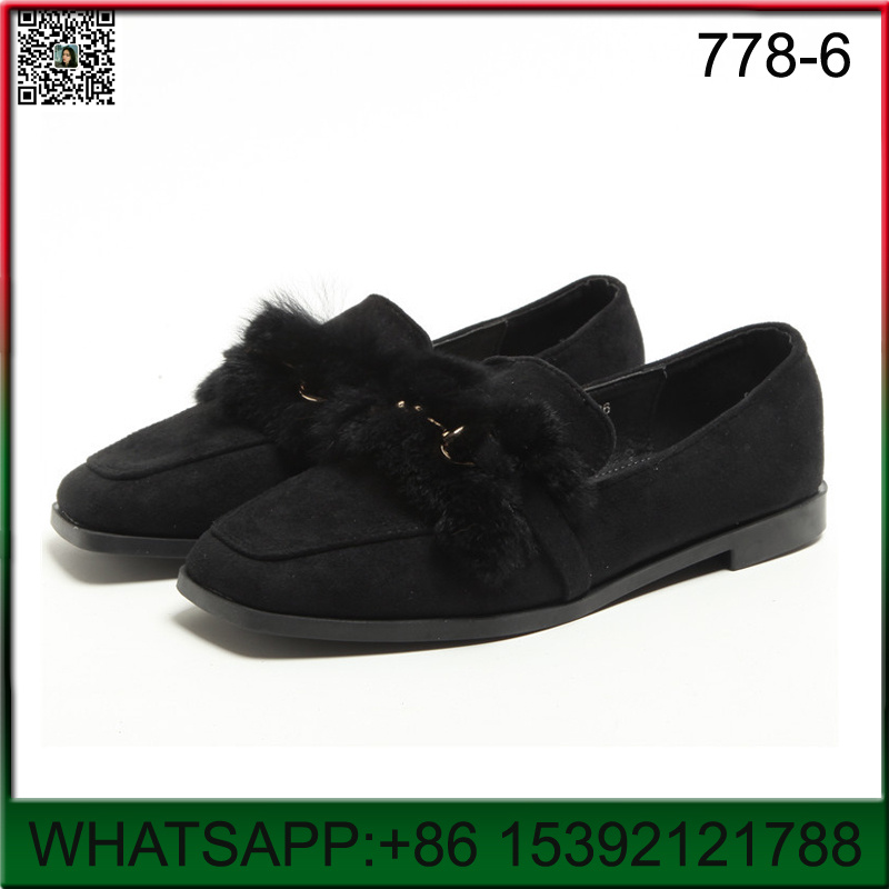 New Design Flat Doug Soft Bottom Suede Lady Shoes