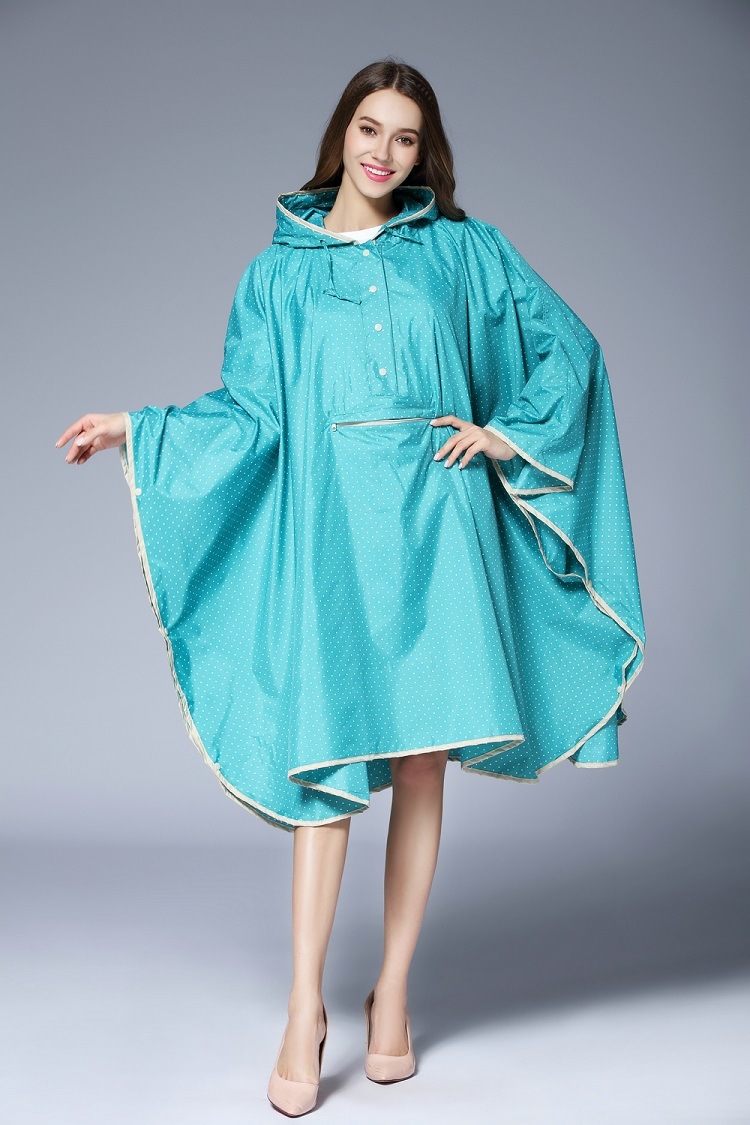 Waterproof Raincoat Rainproof for Women Lady Hooded Long Rain Jacket Breathable Rain Coat Poncho Outdoor Rainwear