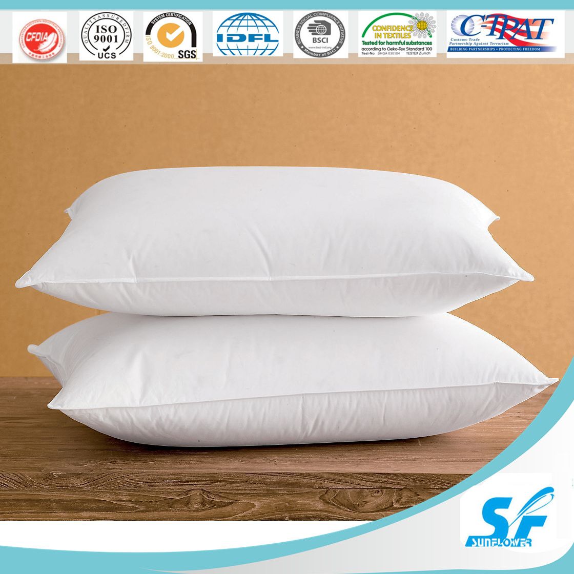 White Microfiber Pillow Insert