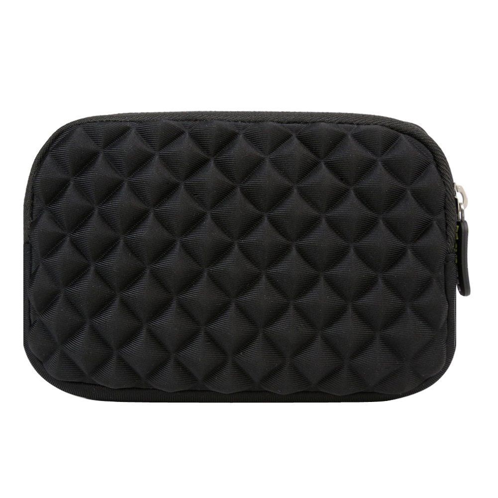 Black Embossed Diamond Pattern Neoprene HDD Sleeve Bag (NHL001)