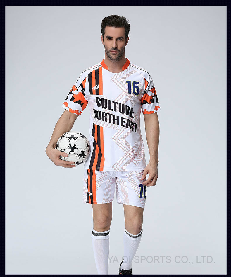 Cheap Custom Dry Fit Professional Sublimation Soccer Club Jersey Kit Top Quality OEM Soccer Jerseys Sublimated Soccer Jersey