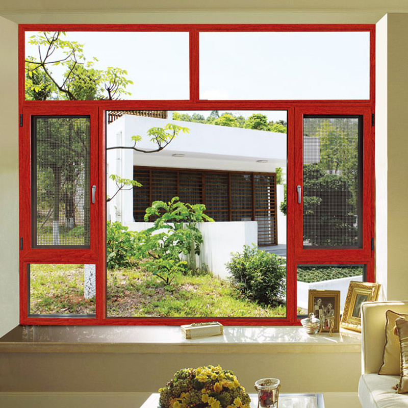 Double Glazing Horizontal Awning Window with Built-in Shutter Optional (FT-W135)
