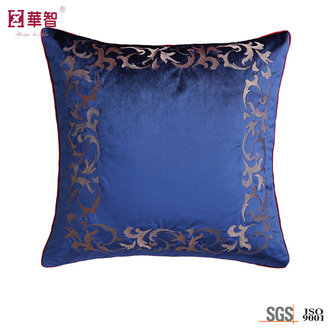 Satin Fabric Embroidery Cushion