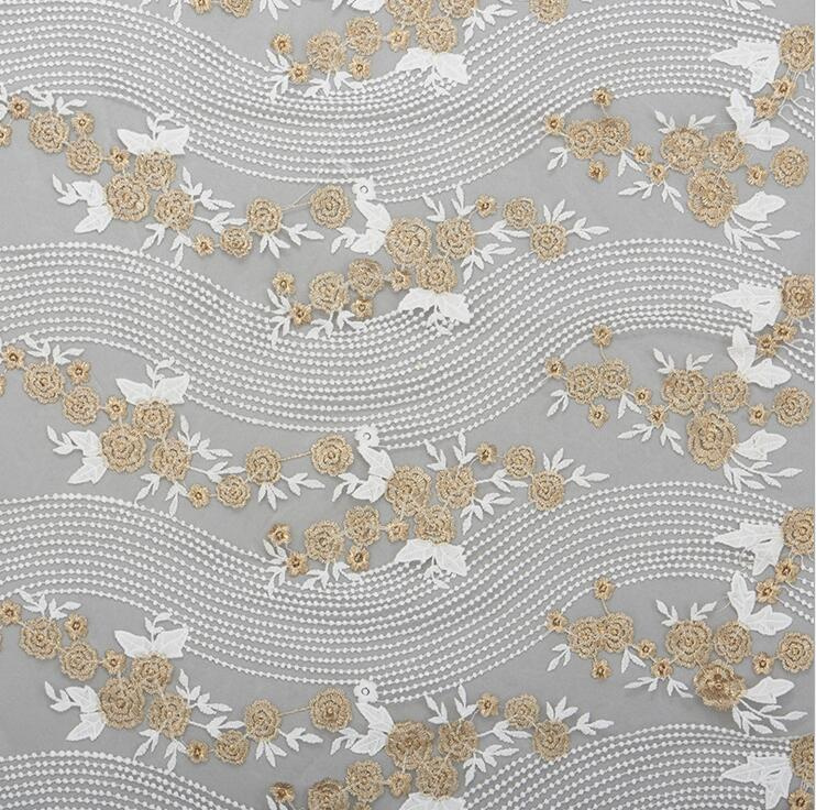 White Lace New Design Embroider Lace Fabric