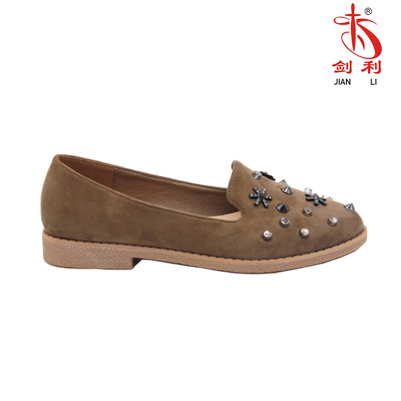 Sexy Metallic Style Flat Sandals for Fashion Lady (FL311)