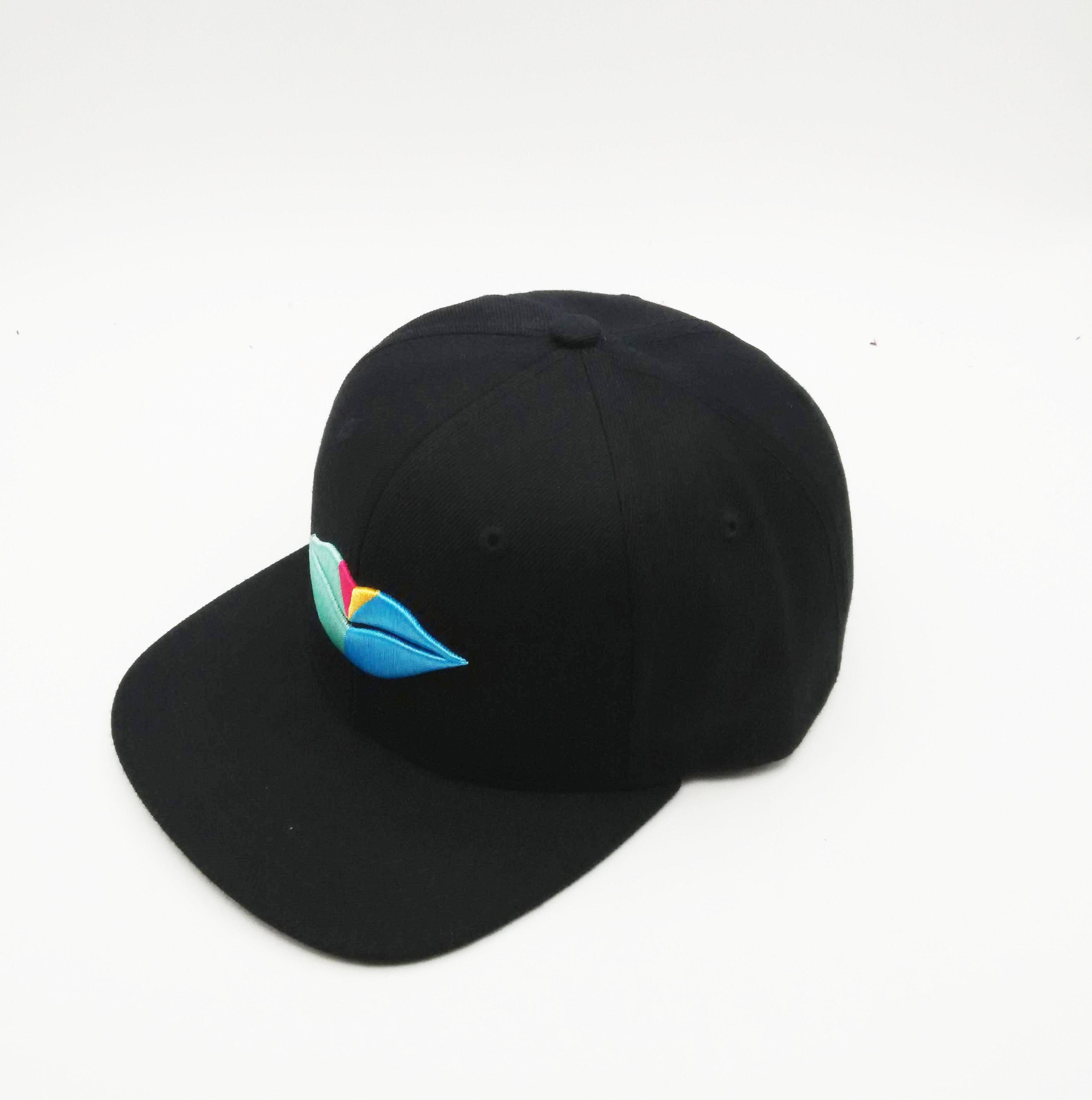 3D Embroidery Plain Snapback Hip-Hop Cap