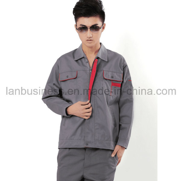 Ly Grey Polyester Cotton Workwear