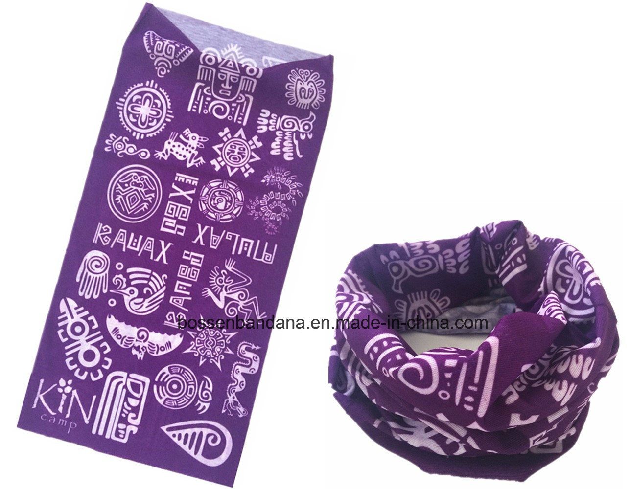 Factory Produce Custom Design Print Polyester Multifunctional Tubular Bandana