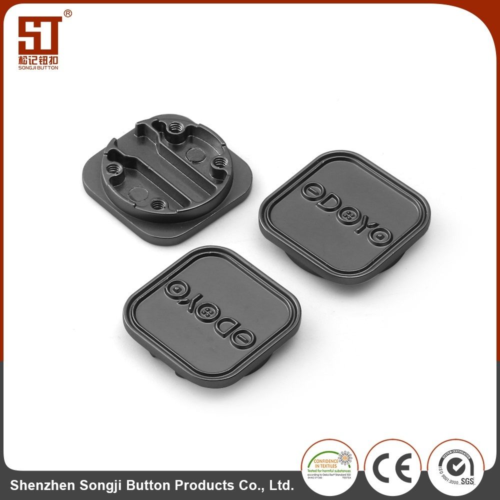 Simple Monocolor Alloy Metal Press Garment Button for Jacket