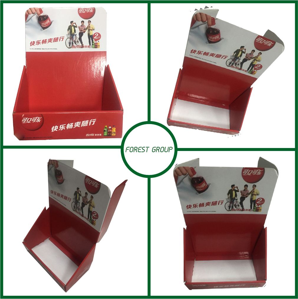 Brown Kraft Display Box with Logo Printing