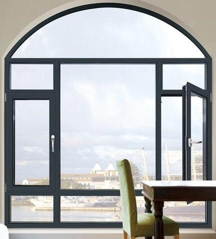 Customized High Quality Thermal Break Sound-Proof Aluminum Casement Window with Arched Top From Chinese Supplier Roomeye (ACW-063)