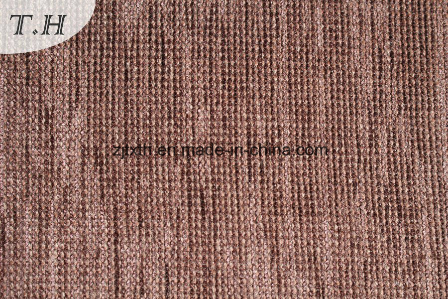 Brown 100 Polyester Chenille Fabric for Cushion (fth31923)