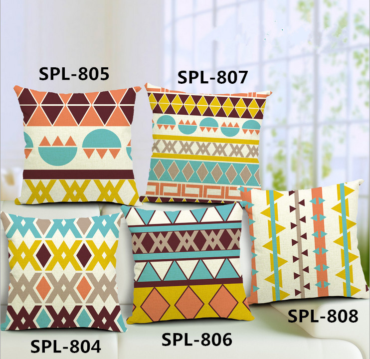 Geometry Digital Printed Cushion Fashion Decorative Cushion (SPL-805)