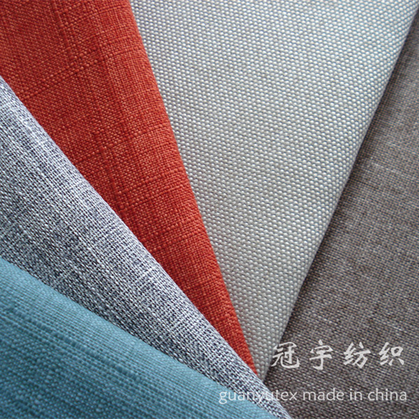 Decorative Home Textile Linen Fabric for Slipcover Uses