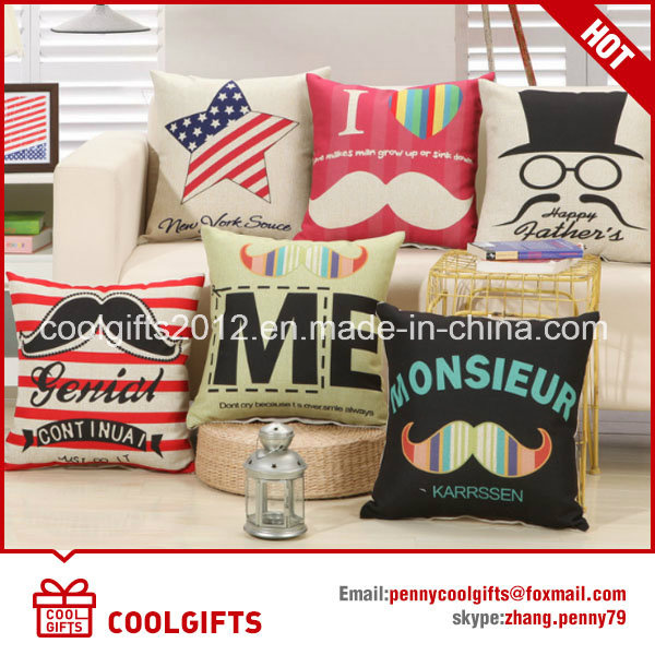 Digital Printing Decorative Sofa Backrest Throw Pillow Case