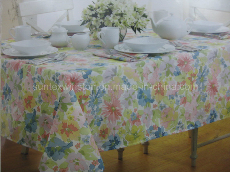 Transfer Printed Table Cloth