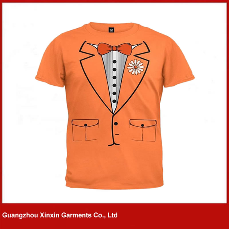 Custom Printing Men T-Shirt with Cotton or Polyester Fabric (R118)