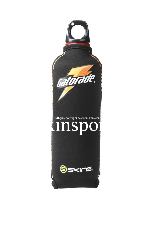 Neoprene Bottle Holder with Nylon Fabric (HXBC0014)