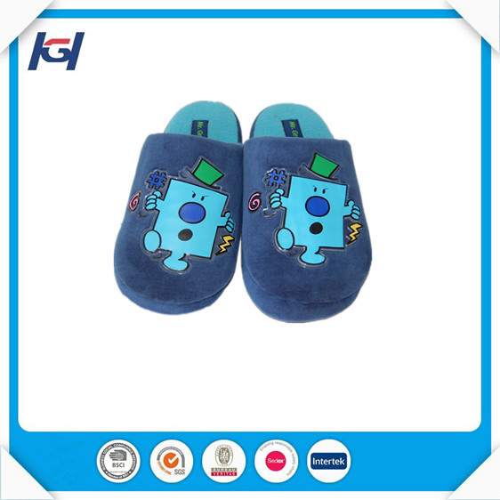 Custom Made Soft Fancy Daily Use Mens Velvet Slippers