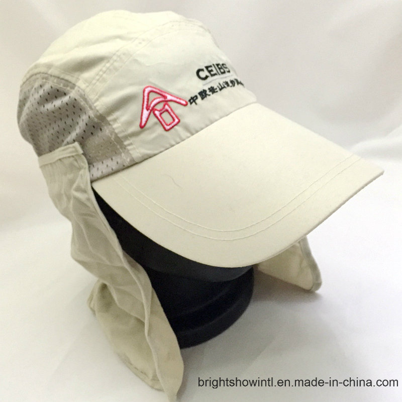 Mesh Working Cap with Flap, Fishing Cap