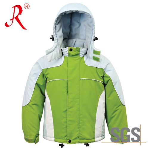 New Designed High Quality Waterproof Ski Jacket for Children (QF-303)