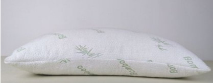 Long Body Shredded Foam Pillow with White Foam