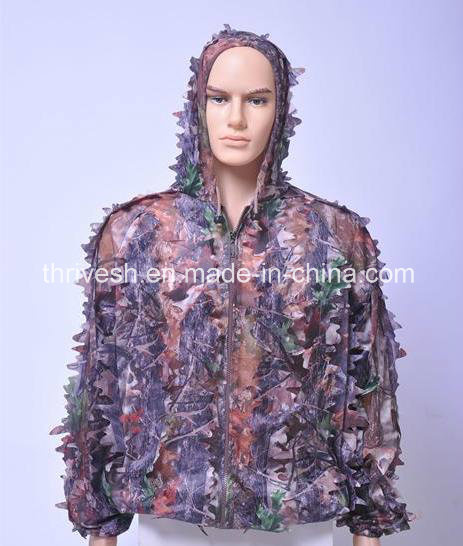 Hunting Clothes New 3D Maple Leaf Bionic Ghillie Suits Yowie Sniper Birdwatch Airsoft Camouflage Clothing
