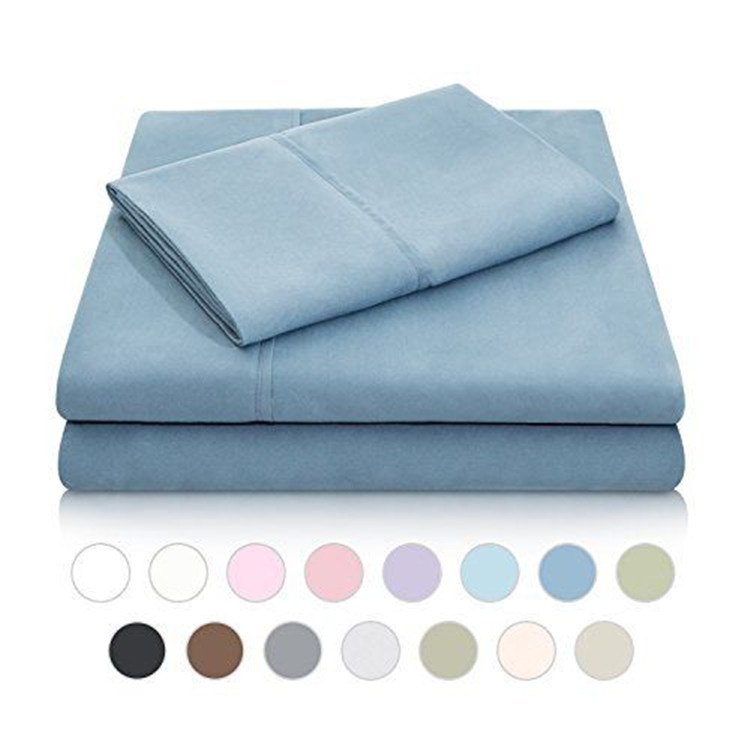 Good Design Polyester Bed Sheets White Bed Sheet Sets