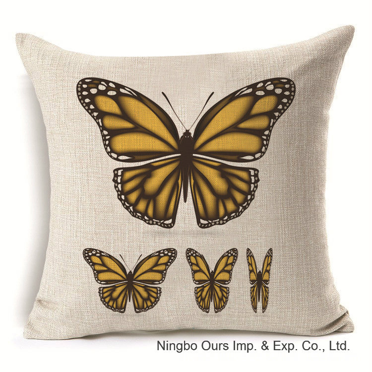 Decorative Seat Cushion /Print Flax Cushion /Car Cushion /Sofa Cushion/Throw Pillow Case