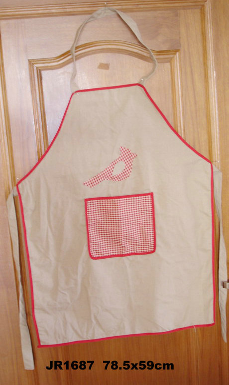 Cheap High Quality Fabric Apron with Bird Design