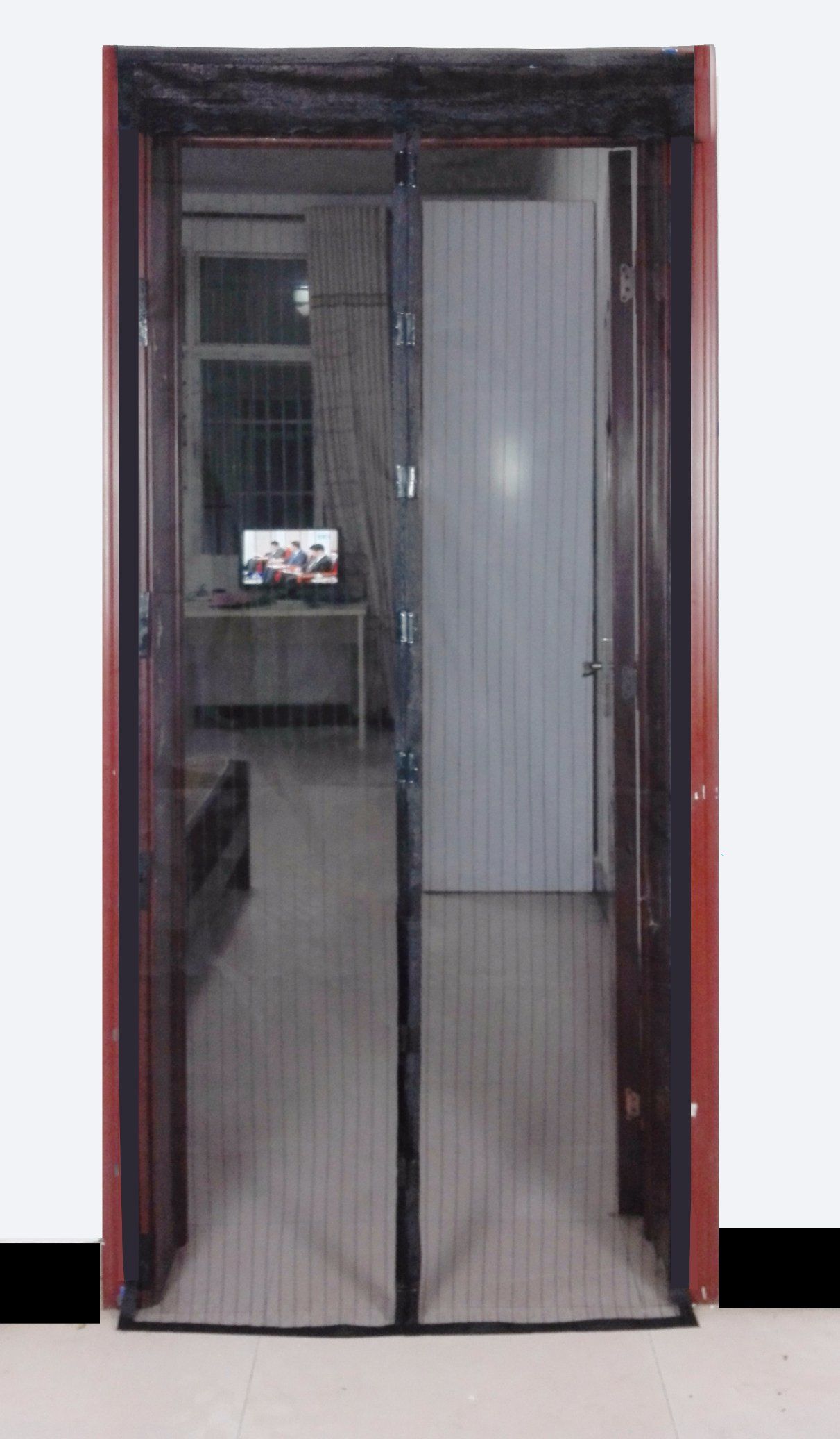 Automatically Closing Magnetic Door Curtain Fly Screen